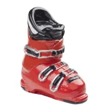 Skistiefel, ca. 4 cm, rot
