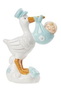 Storch blau, ca. 7,5 cm