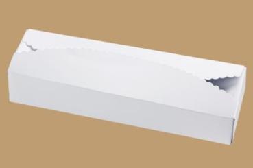 Papier-Box weiss, 225 x 70 x 40 mm, Btl. à 2 St.