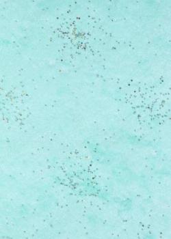 CREApop® Brilliant-Papiervlies türkis/silber, 25 cm x 15 m  ldm