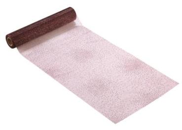 CREApop® Organza-Brilliant-Vlies ca. 28 cm x 15 m, braun  ldm