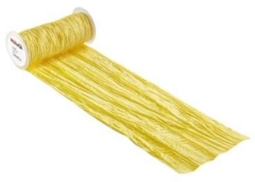CREApop® Fripé Dekoband 20 cm x 10 m, gelb  ldm