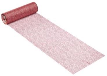 CREApop® Metallic-Crackle Vlies 28 cm x 15 m, rot  ldm