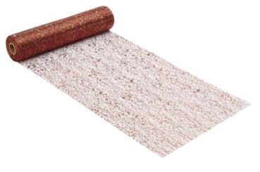 CREApop® Glimmer-Crackle 29 cm x 15 m, braun/braun  ldm