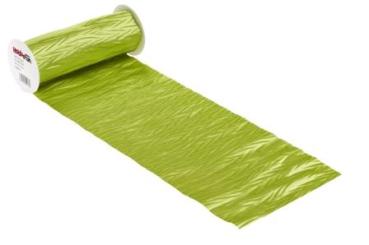 Satin-Plissée 20 cm x 5 m, hellgrün   ldm
