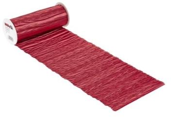 Satin-Plissée 20 cm x 5 m, rot   ldm