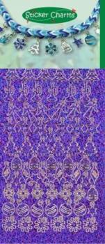 Sticker Charms X-mas D.Purple