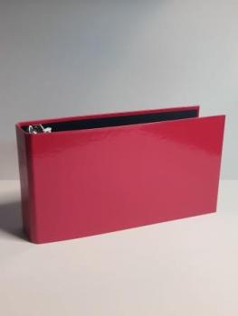 VELOFLEX VELOCOLOR® Classic Bankringbuch 2-Ringe hellrot 4,5 cm DIN A6 quer