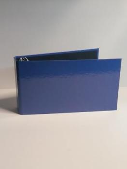 VELOFLEX VELOCOLOR® Classic Bankringbuch 2-Ringe blau 4,5 cm DIN A6 quer