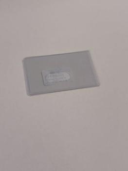 Scheckkartenhülle matt gefrostet  Stück