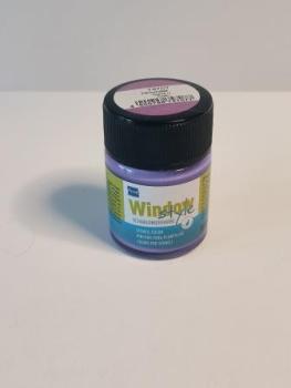 KREUL Schablonierfarbe ´Window Style´, 50 ml, holunder