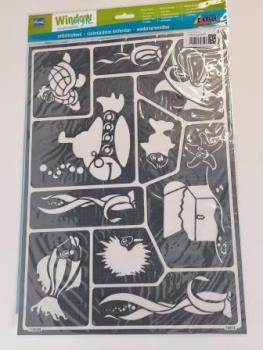 Kreul 74812 - Window Style Schablone Unterwasserwelt