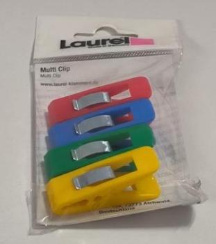 Laurel Multi Clip Taifun, 15 mm, Klemmweite 13 mm, SB-Beutel, grundfarbig sortiert