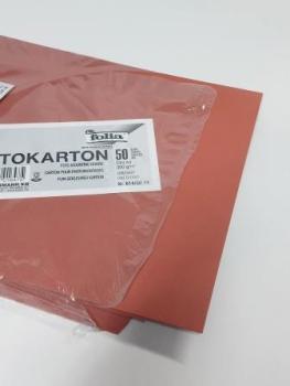 Fotokarton A4 rotbraun