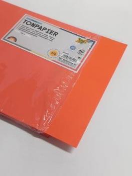 Tonpapier A4 orange Folia 6440