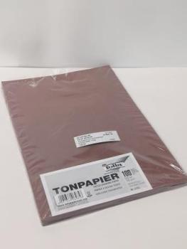 Tonpapier A4 schokobraun