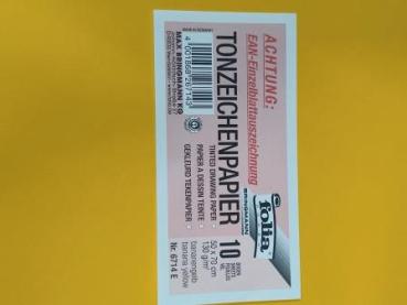 Tonpapier 50x70cm130g bananengelb