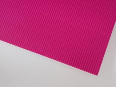 Bastelwellpappe pink
