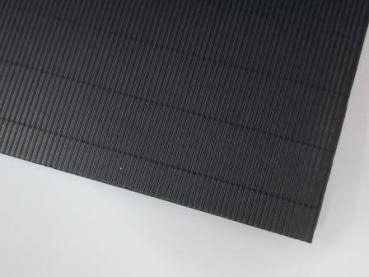 Bastelwellpappe schwarz