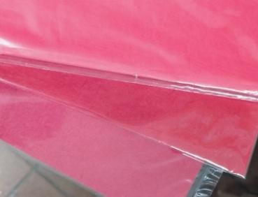 Blumenseide 50x70cm weinrot