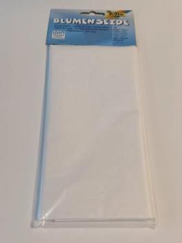 Blumenseide 50x70cm weiß