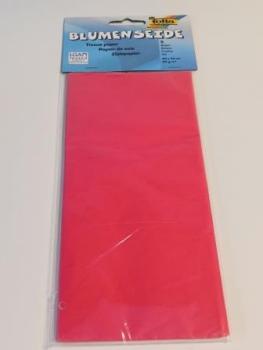 Blumenseide 50x70cm  rot