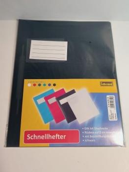 Idena Schnellhefter f. A4 PP schwarz