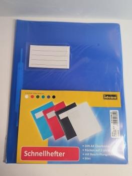 Idena Schnellhefter f. A4 PP blau