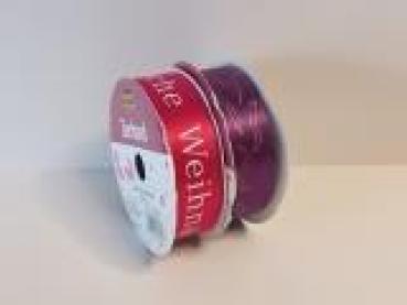 Zierband Frohe Weihnachten 25 mm / 3m sort.  Stk