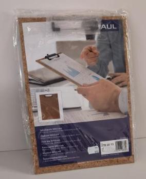 Schreibplatte A4hoch aus Kork