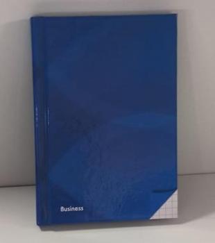 Kladde, A6, kariert, 96 Blatt, blau