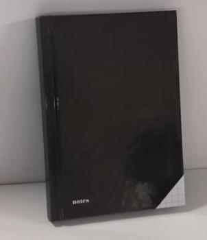 Kladde, A6, kariert, 96 Blatt, schwarz