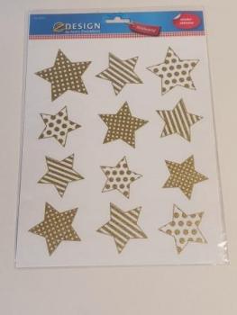 Weihn.Fensterbild A4 Sterne