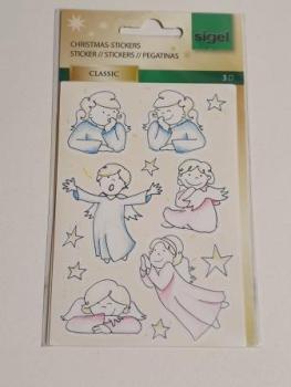 Weihn.Schmucketikett Ch.Angels