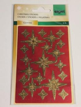 Weihn.Schmucketikett gold