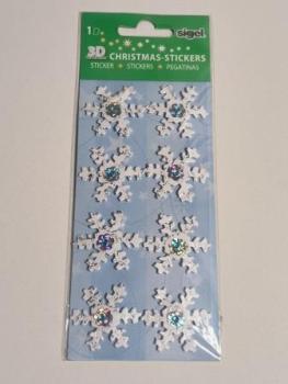 Weihn.Schmucketikett Eiskrist.