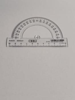 Winkelmesser 180° (Halb)