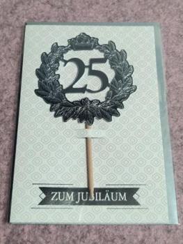 Karte Jubiläum 25 Jahre
