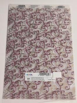 Transparentpapier A4 Flock rot  115g/qm