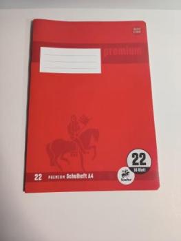 Heft A4 16BL Lin.22 kariert