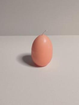 Kerze Osterei orange