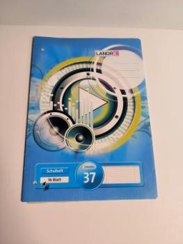 Heft A4 16Bl Lineatur 37