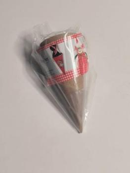 Kegel D.6,5 x 13 cm Rund, aus Pappmaché  Pg / 2 Stk