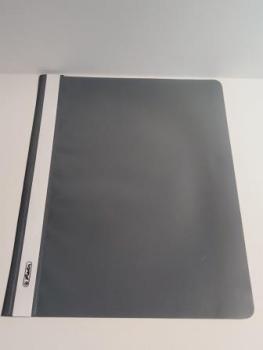 herlitz Schnellhefter, DIN A4, aus PP-Folie, dunkelgrau (977538)