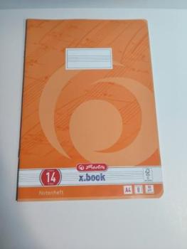 Notenheft A4 8 Blatt