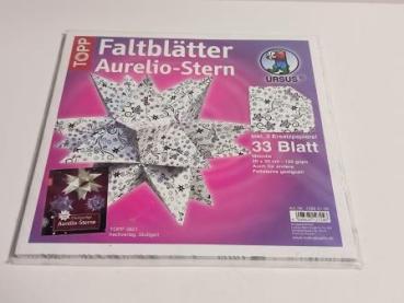 Faltblätter Aurelio-Stern Melodie weiß