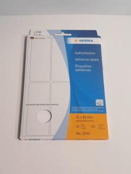Etiketten 32x82mm 192 Stück weiß