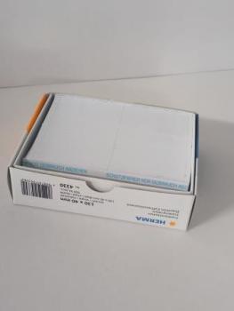 Frankieretiketten 130x40mm ws