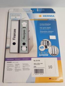 Universaletikett 192x25,4 weiß