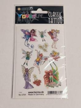 Tattoo Feen farbig
